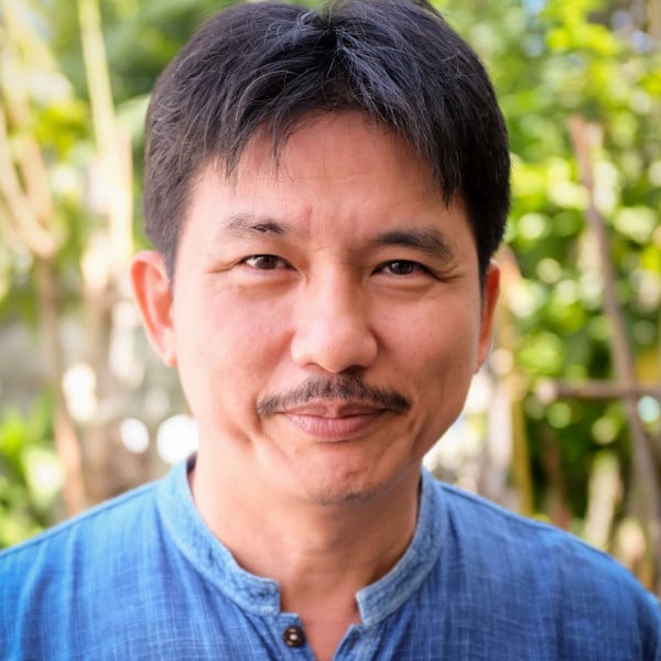 Portrait of Vitoon Panyakul, organic and fair trade activist.