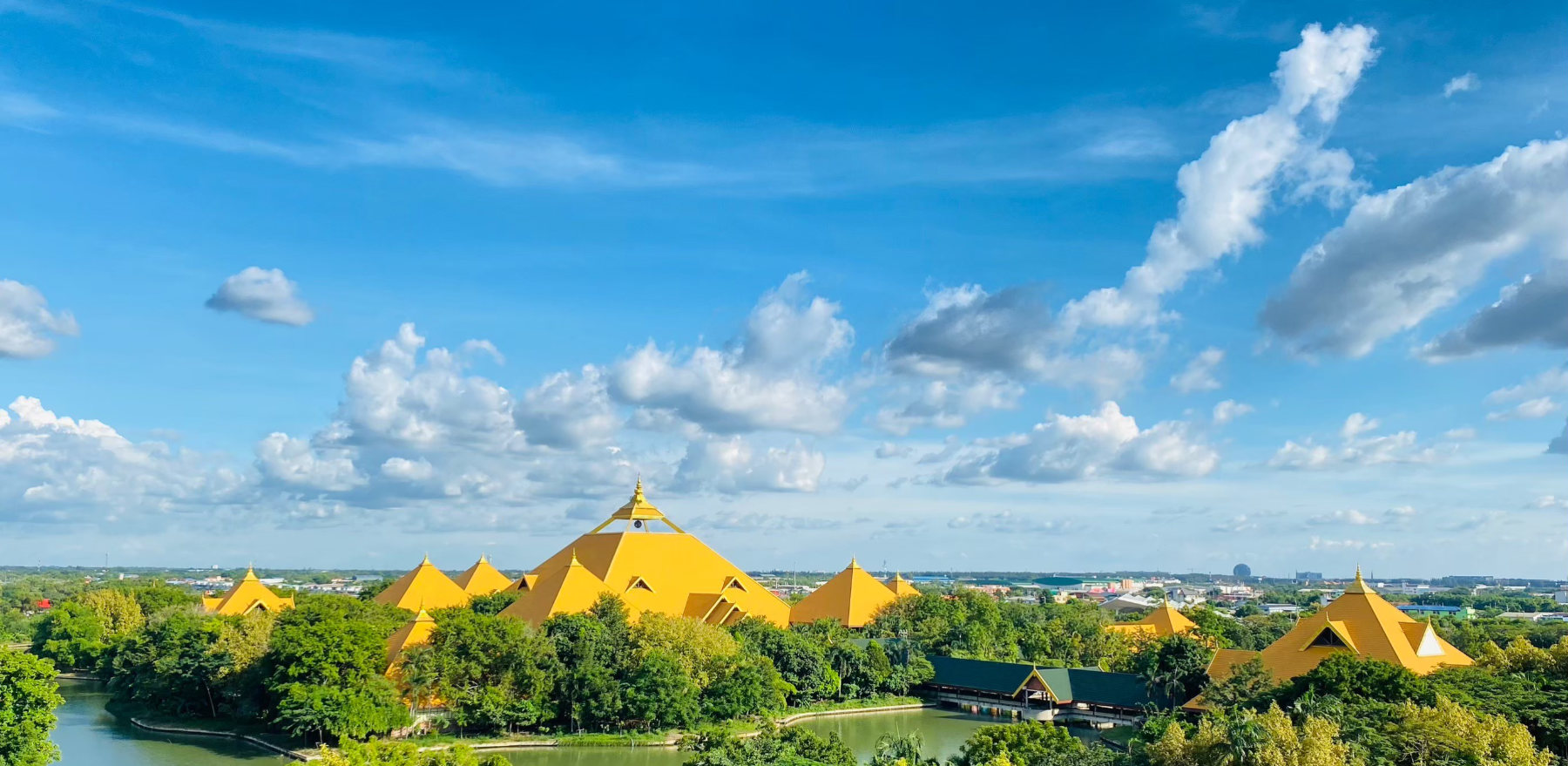 Aerial view of the Golden Jubilee Museum complex, venue for the IPC16 conference in Thailand